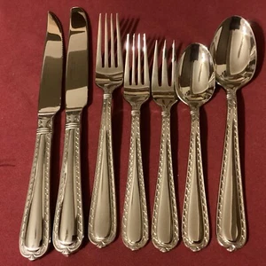 NOBILITY Hampton Silversmiths 28 Piezas Servicio para 4 Cubiertos de Acero Inoxidable Sin Usar X - Imagen 1 de 6