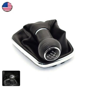 For 99-05 Golf 4 1pc Car 5Speed Frame Gear Shift Knob Lever Shifter Gaiter Boot - Imagen 1 de 19