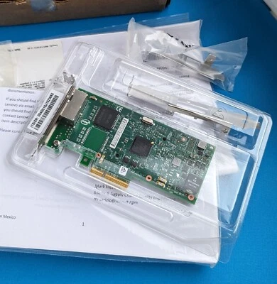 IBM 00AG512 INTEL I350-T2 Dual Port Gigabit PCI-e Ethernet Adapter - Image 1 of 4