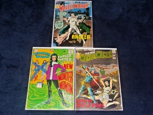 WONDER WOMAN 178 192 193 DC COMICS LOT SILVER AGE DIANA PRINCE - Picture 1 of 2