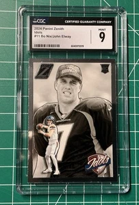 2024 Panini Zenith - Idols John Elway, Bo Nix #11 (RC) CGC 9 Broncos - Picture 1 of 6