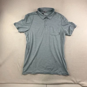 Saxx Poloshirt Herren Medium Blau DropTemp All Day Cooling Performance Stretch - Bild 1 von 8