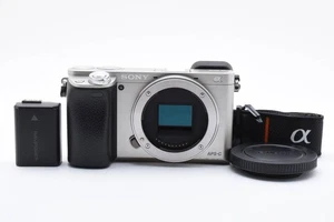 [Near Mint] Sony Alpha A6000 digital camera body only ILCE-6000 silver color - Picture 1 of 10