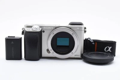 [Near Mint] Sony Alpha A6000 digital camera body only ILCE-6000 silver color - Image 1 of 4