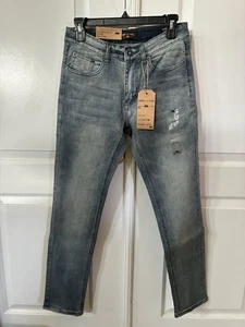 Ring of Fire Herren Slim Jeans Größe 30x30 Pepiwinkle Style Twiggy Spckt Skinny - Bild 1 von 12