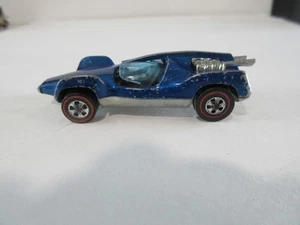 Hot Wheels 1970 Original Redline MANTIS Dark Spectraflame Blue Hong Kong - Bild 1 von 8