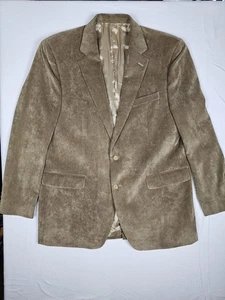 LRL Ralph Lauren Jacke camel hellbraun Wildlederimitat Blazer Sportmantel Gr. 46 L Knopf - Bild 1 von 11