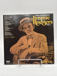 Jimmie Rodgers-The Legendary Jimmie Rodgers Vol. 1-Folk RCA 1974 2 Vinyl LPs VG+ - Picture 1 of 19