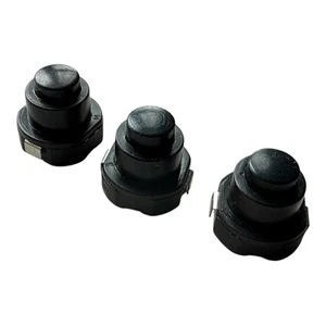 Mini Flashlight On Off Button Torch Round Push 10 x 10mm Lock Switch Black 50pcs - Picture 1 of 7