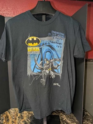 Vintage Early 2000s Batman The Ride Six Flags Great American T-Shirt Size L - Image 1 of 3