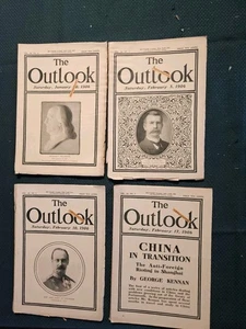 1906 The Outlook Magazine 8 Weekly Issues VG - Picture 1 of 2