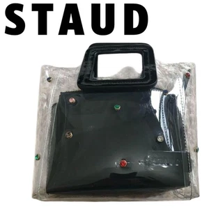 Staud Colored Bijou Stud Pvc Bag Women Limited Edition VHTF Rare Elegant Style D - Picture 1 of 16