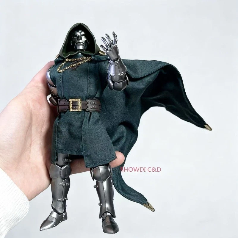 Capa de capa con cable verde 1/12 + ropa de bata para cuerpo de figura de acción Doctor Doom de 6" Foto 1 de 4