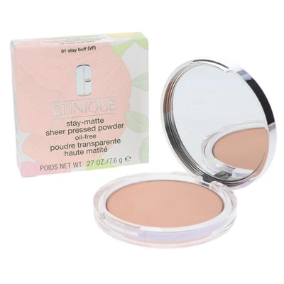 CLINIQUE Stay-Matte Sheer Pressed Powder 01 Buff 0.27 oz - Image 1 of 4