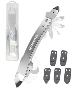 Silicone Caulking Tools, Stainless Steel Glass Glue Angle Scraper, 4 in 1 Sta... - Picture 1 of 8