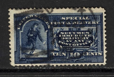 SCOTT E5 1895 10 CENT SPECIAL DELIVERY ISSUE USED F-VF! - Image 1 of 2