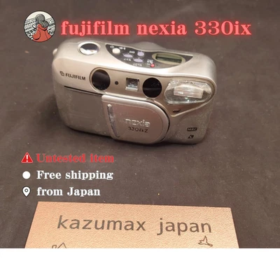 Fujifilm Nexia 330iX APS Film Camera Silver Compact Point and Shoot Untested - Image 1 of 4