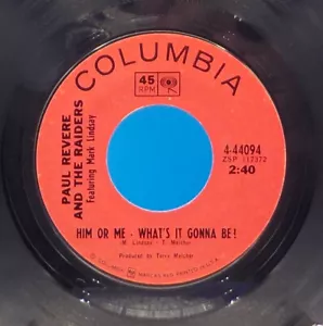 Paul Revere And The Raiders 45 The Legend Of Paul Revere / Him Or Me VG++ D4 - Picture 1 of 2