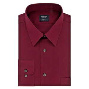 Herren Arrow Hemd Maulbeere Größe XL 17-17 1/2 32-33 Neu mit Etikett - Bild 1 von 1