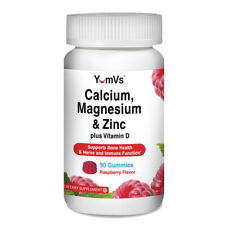 Calcio, Magnesio, & Vitamina D 90 Gomitas Por Yum-V's
