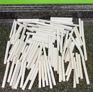 100x LEGO 1 x 16 White Brick Part Building MOC Plate City Town Snow Winter Y1003 - Picture 1 of 1
