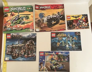 LEGO Toy Story Ninjago Hobbit DC Comics Lot of Instruction Booklets Manuals - Picture 1 of 9