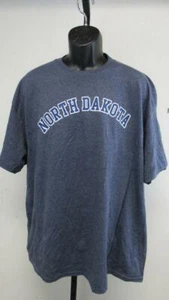 New North Dakota Mens Sizes 2XL-3XL Blue Shirt - Picture 1 of 6