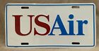 Vintage USAir US Air Airline Car License Plate Embossed Metal