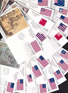 2000 Stars and Stripes Sc 3403a-t set of 20 different FDCs with Mystic cachets - Picture 1 of 4