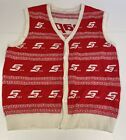Snap-on Tools Ugly Christmas Cardigan Vest Sweater Front Button Logo XXL  Xmas