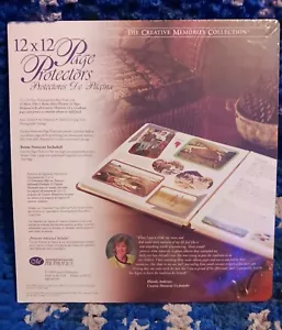 Creative Memories 12 x 12 PROTEZIONI PAGINE SCRAPBOOK 15 + 1 Bonus 1999 Nuovo con scatola - Foto 1 di 9