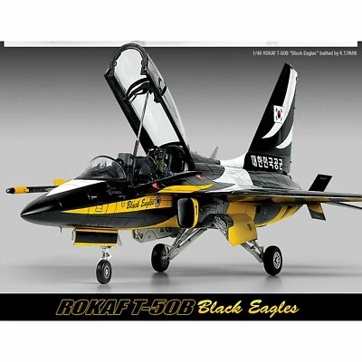 Academy 1/48 ROKAF T-50B "Black Eagles" Plastic Model Kit | Abitacolo dettagl... - Immagine 1 di 4