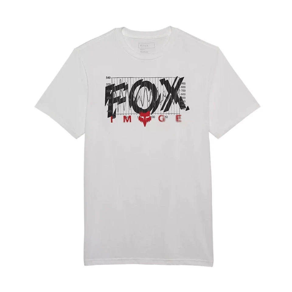 T-Shirt Fox Racing Graphique De Course SS Premium Optique Blanc 2025 - Photo 1/1