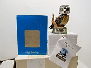 Ski Country SÄGE WETTEULE Kentucky Straight Bourbon Mini Whiskey Dekanter 1977 - Bild 1 von 10