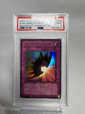 Dark Mirror Force IOC 1st  Edition PSA 9 -  Vintage Yugioh Invasion Of Chaos - Image 1 of 2