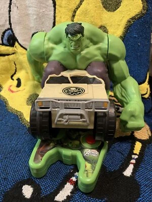 Jakks Marvel Avengers XPV Remote Control Hulk Smash RC Jeep Truck w/ REMOTE - Image 1 of 4