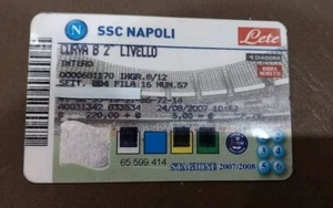 Abbonamento Ticket Ssc Napoli 2007/08 - Foto 1 di 1
