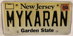 Vanity MY KARAN KAREN KATHERINE Nummernschild Kathryn Carren Caren Katarina NJ - Bild 1 von 12