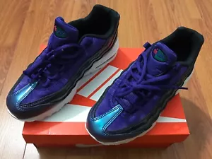 Nike Air Max 95 SE (GS) CORTE PÚRPURA ROSA VERDE CAMALEÓN AJ1899-500 Talla 7Y - Imagen 1 de 11