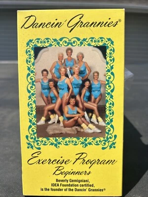 1989 Dancin' Grannies Fitness Beginners Exercise VHS Tape - Image 1 of 3
