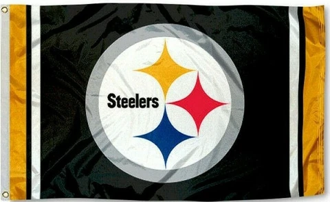PITTSBURGH STEELERS  NFL FLAG BANNER: FAST FREE SHIPPING Cover