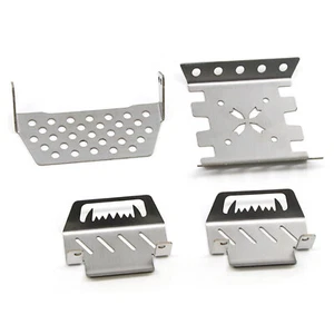 For 1/8 1/10 YK4102 YK4103 RC Car Front Bumper Chassis Guard Plate Repair Set - Picture 1 of 5
