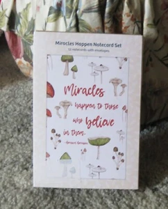 Juego de tarjetas Tree Free Miracles Happen To Those Who Believe - Imagen 1 de 3