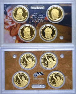2009-S Presidential Dollar 4 Coin Proof Set No Box Or COA - Picture 1 of 1