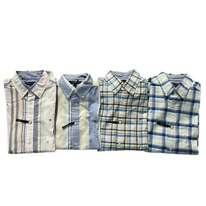 NWT Tommy Hilfiger Mens Regular Fit Stretch Oxford Long Sleeve Button Down Shirt - Picture 1 of 29