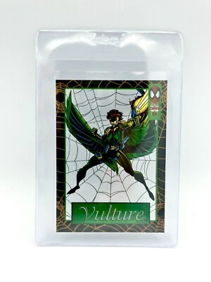 VULTURE 1994 Fleer Marvel Spider-Man SUSPENDED ANIMATION Clear Insert #8 of 12 - Image 1 of 2