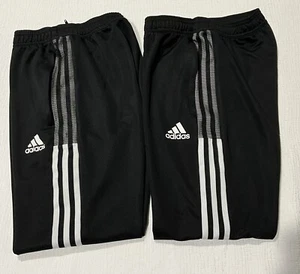 Adidas Tiro 21 Lot Of 2 Men's Training Pant - Black Size Medium Pre-Owned In EUC - Picture 1 of 15