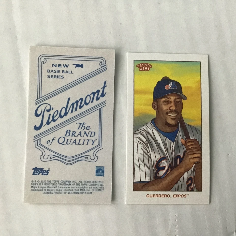 Vladimir Guerrero #41 Expos Piedmont Back 2020 Topps 206 T206 Online Ex Series 1 - Image 1 of 1
