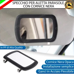 SPECCHIO AD INCASTRO ALETTA PARASOLE CON CORNICE NERA PER ALFA ROMEO BRERA - Foto 1 di 7