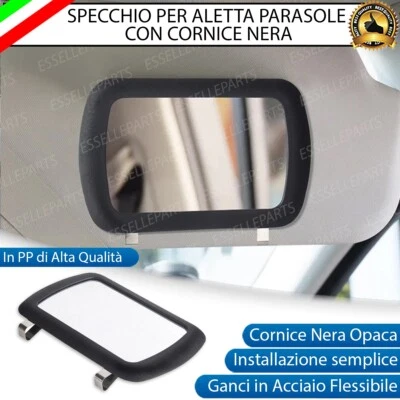 SPECCHIO AD INCASTRO ALETTA PARASOLE CON CORNICE NERA PER MINI CLUBMAN F54 - Immagine 1 di 4